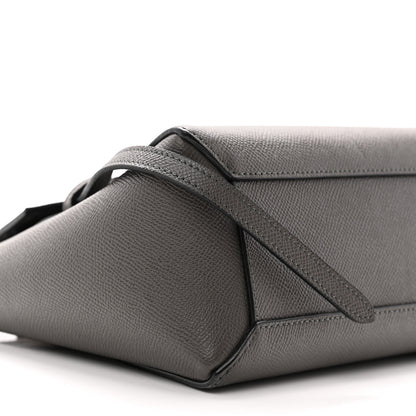 Celine Grained Calfskin Nano Belt Bag Grey 8 of 12