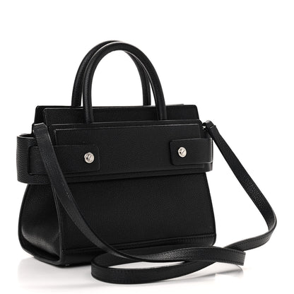 Givenchy Grained Calfskin Mini Horizon Satchel Black 3 of 9