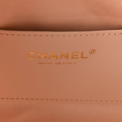 Chanel Metallic Caviar Quilted Mini Chanel 25 Handbag Copper 6 of 11
