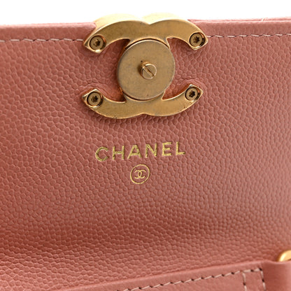 Chanel Caviar Quilted Bracelet On Chain Clutch Pink 6 of 11