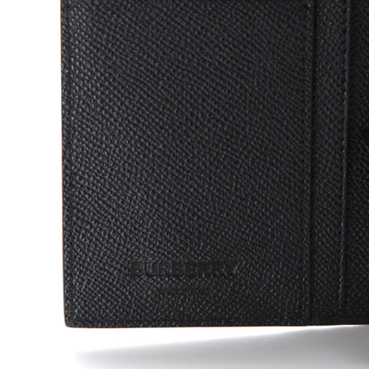 Burberry Grainy Calfskin Continental Flap Wallet Black 7 of 9