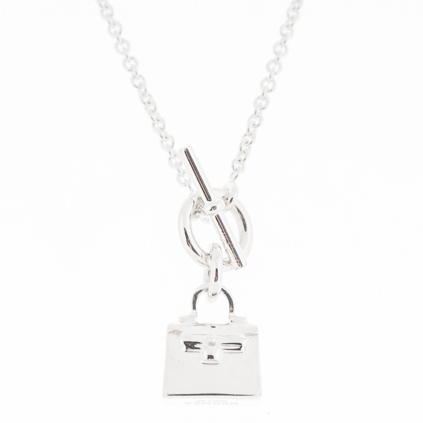 Sterling Silver Birkin Amulette Pendant Necklace