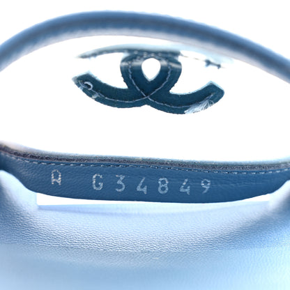 Chanel Lambskin PVC Logo Mule 41 Transparent Blue 8 of 8