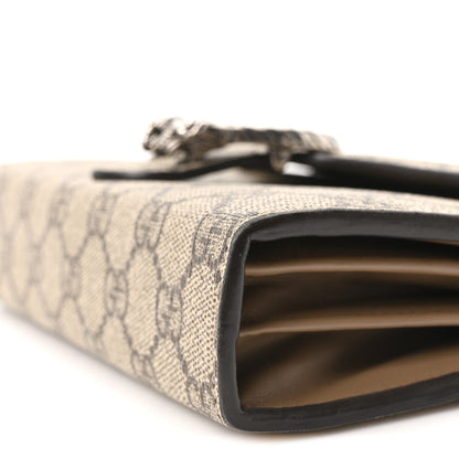 Gucci GG Supreme Monogram Mini Dionysus Chain Wallet Beige Taupe 10 of 10