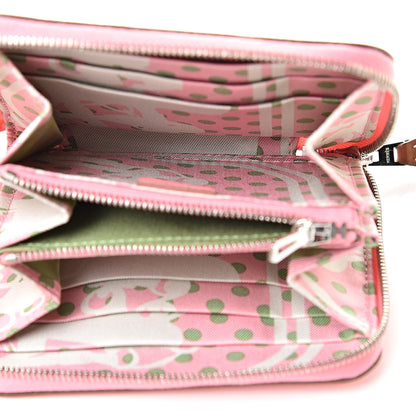 Hermes Epsom Silk'in Compact Wallet Rose Confetti 5 of 7