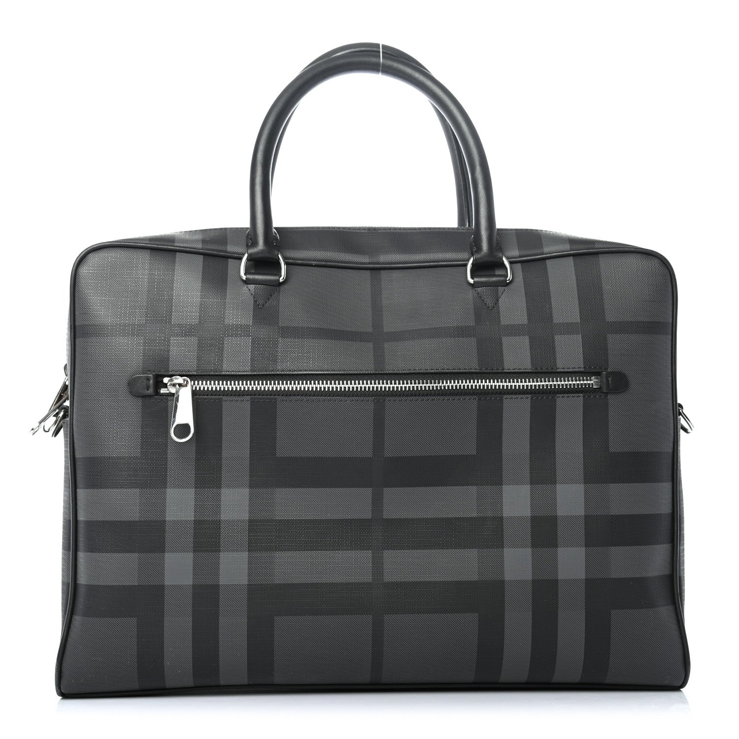 Burberry London Check Large Briefcase Black 1 of 12