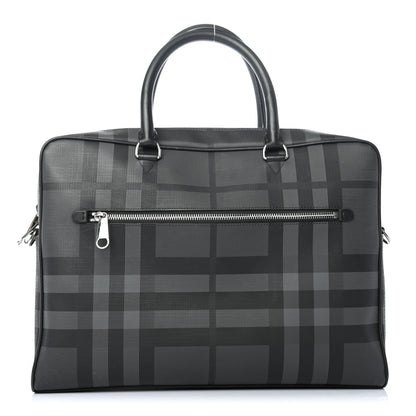 Burberry London Check Large Briefcase Black 1 of 12