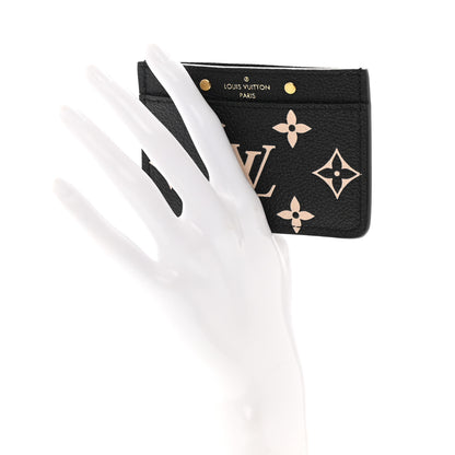 Louis Vuitton Empreinte Card Holder Black Beige 2 of 7