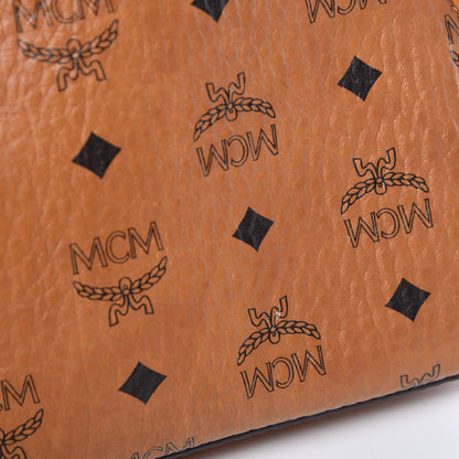 MCM Visetos Heritage Cosmetic Pouch Cognac 8 of 13