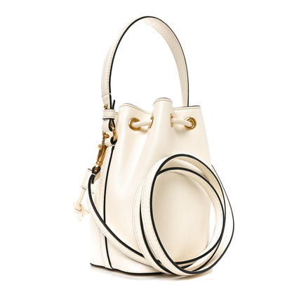 Valentino Garavani Nappa Mini VLogo Signature Bucket Bag Light Ivory 3 of 9