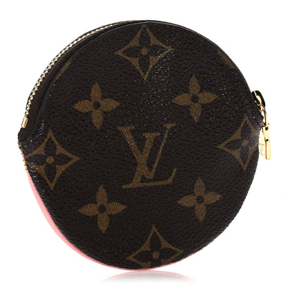 Louis Vuitton Monogram 2020 Christmas Animation Swing Ride Round Coin Purse Pink Poppy 3 of 8