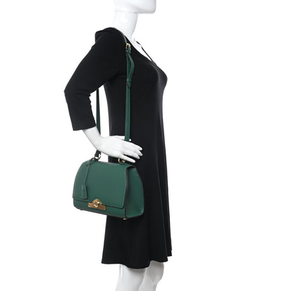 Moynat Taurillon Blush Rejane PM Emerald 2 of 9