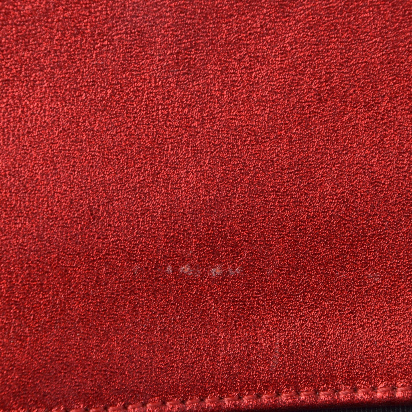 Metallic Patent Quilted Medium Boy Flap Red