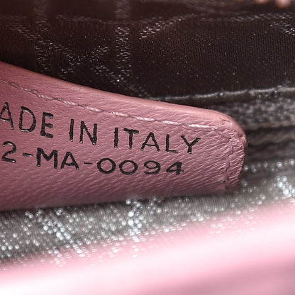 Christian Dior Lambskin Cannage Medium Lady Dior Pink 7 of 11