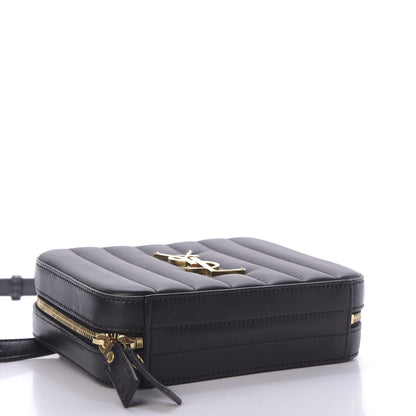 Saint Laurent Lambskin Matelasse Vicky Monogram Belt Bag Black 4 of 8