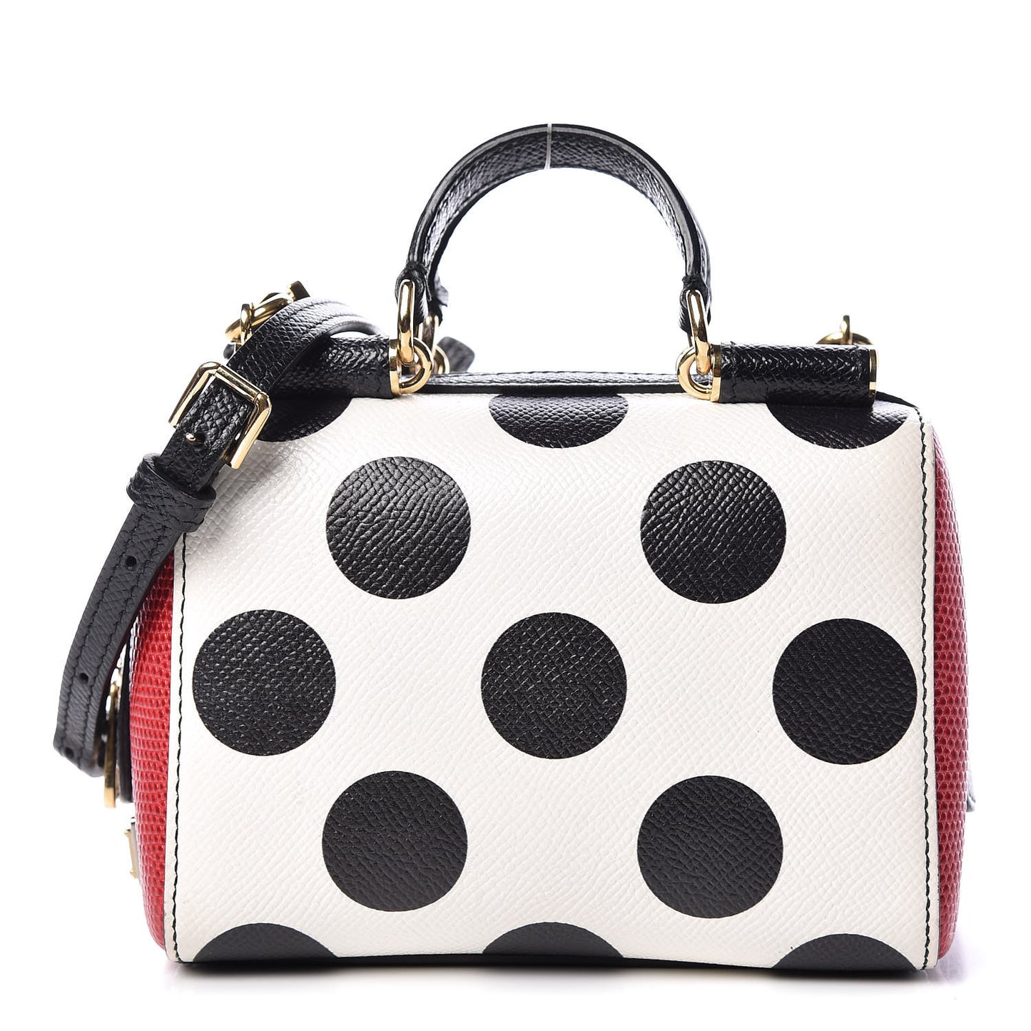 Dauphine Polka Dot Small Miss Sicily East West Satchel Multicolor