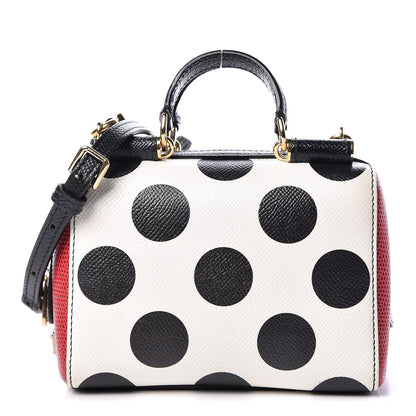Dolce & Gabbana Dauphine Polka Dot Small Miss Sicily East West Satchel Multicolor 1 of 8