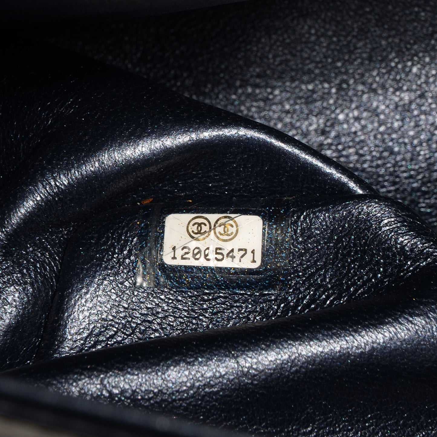 Calfskin 2.55 Reissue 226 Flap Metallic Blue