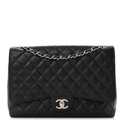 Chanel Caviar Quilted Maxi Double Flap Black 1 of 13