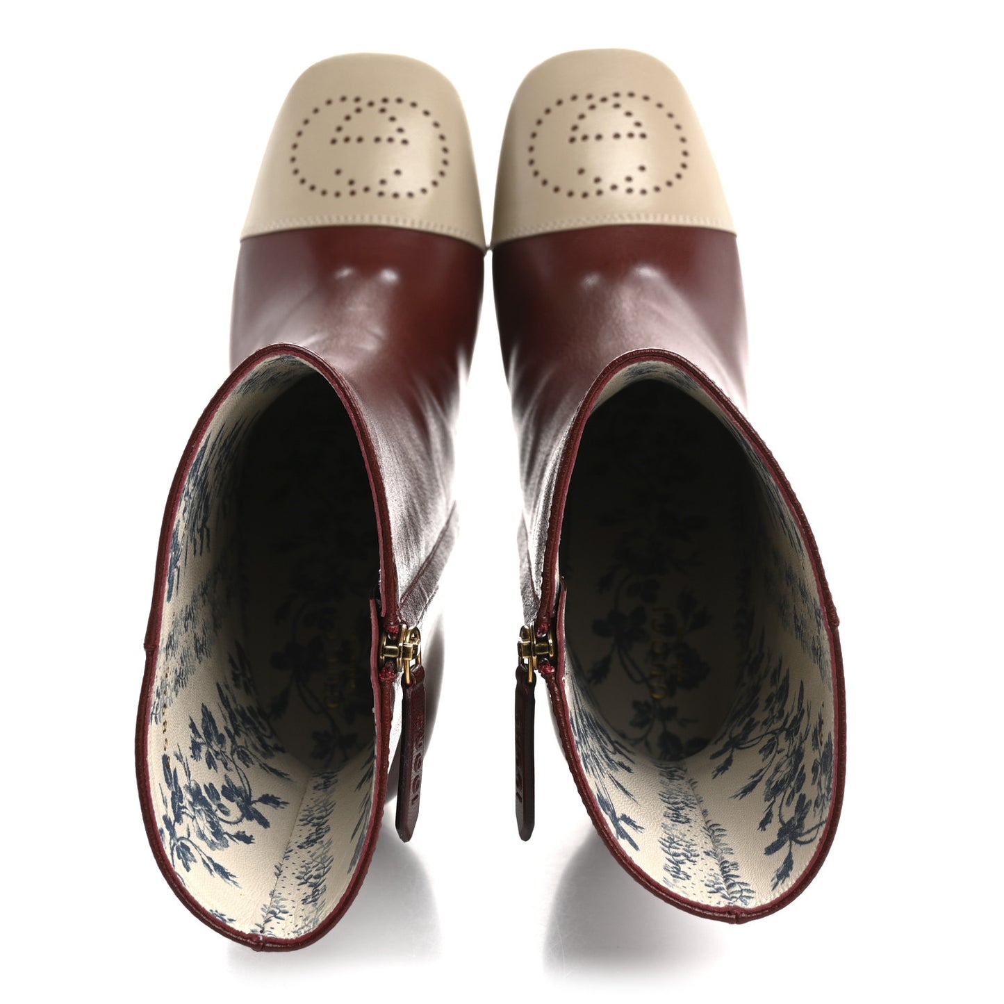 Goatskin Hills Logo Boots 40 Oatmeal Garnet