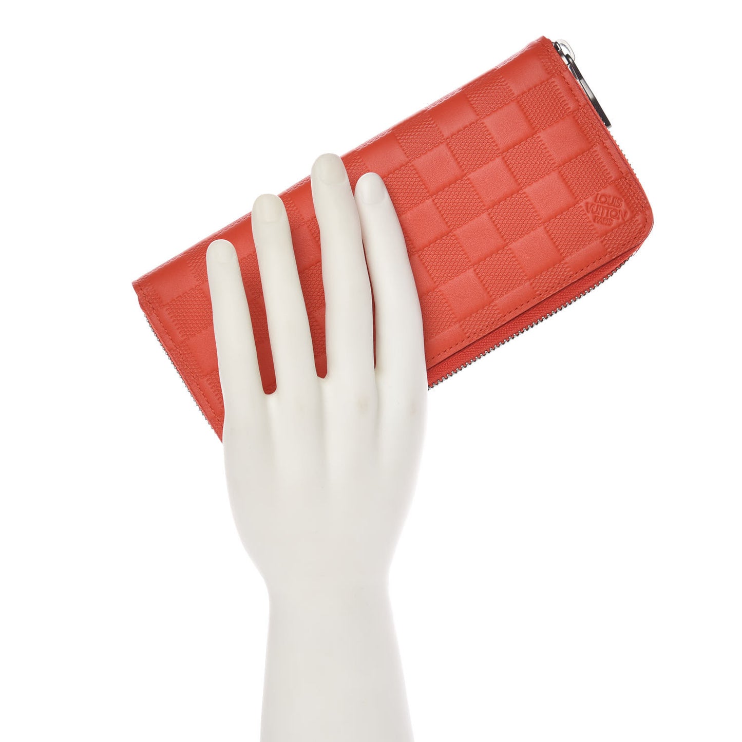 Damier Infini Zippy Vertical Wallet Magma