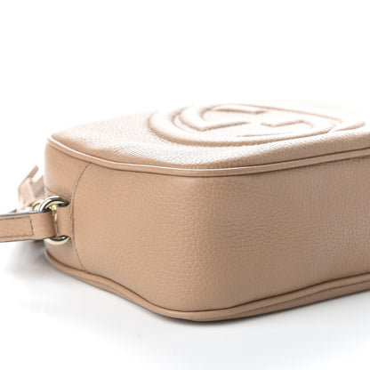 Gucci Pebbled Calfskin Small Soho Disco Bag Rose Beige 6 of 10
