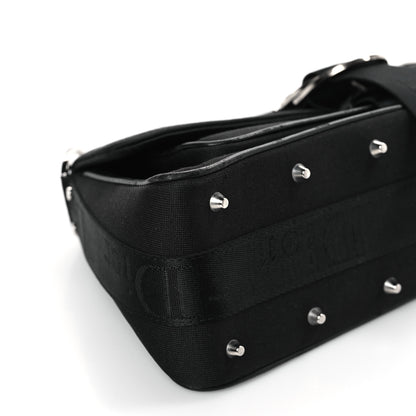 Christian Dior Silk Jersey Crystal Hardcore Clutch Black 8 of 9