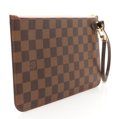 Louis Vuitton Damier Ebene Neverfull MM GM Pochette Rose Ballerine 3 of 7