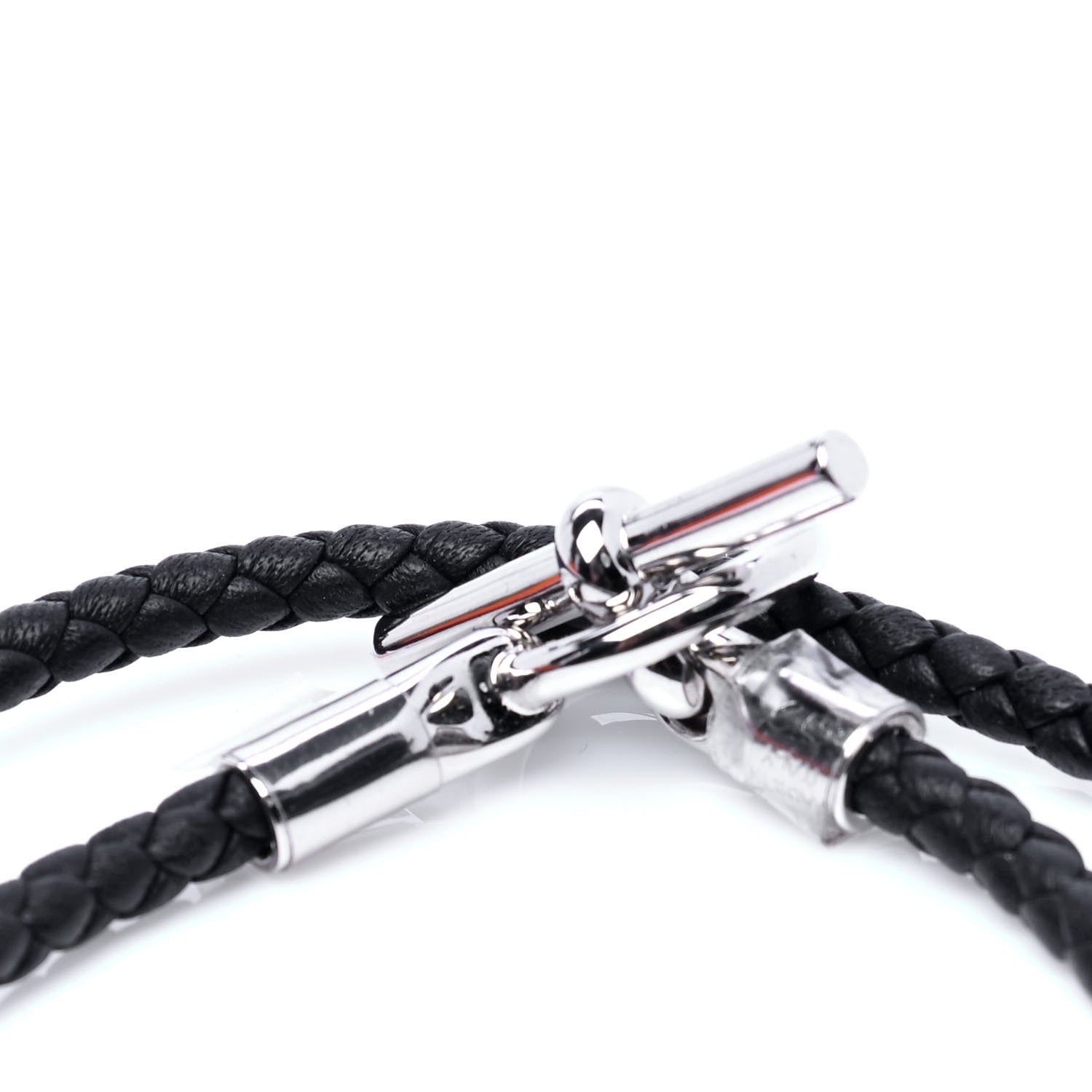 Hermes Swift Double Tour Glenan Bracelet T4 Black 5 of 5