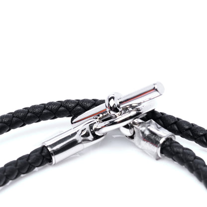 Hermes Swift Double Tour Glenan Bracelet T4 Black 5 of 5