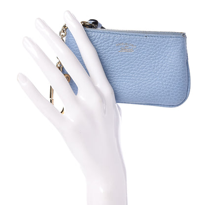Gucci Dollar Calfskin Swing Key Case Mineral Blue 2 of 9