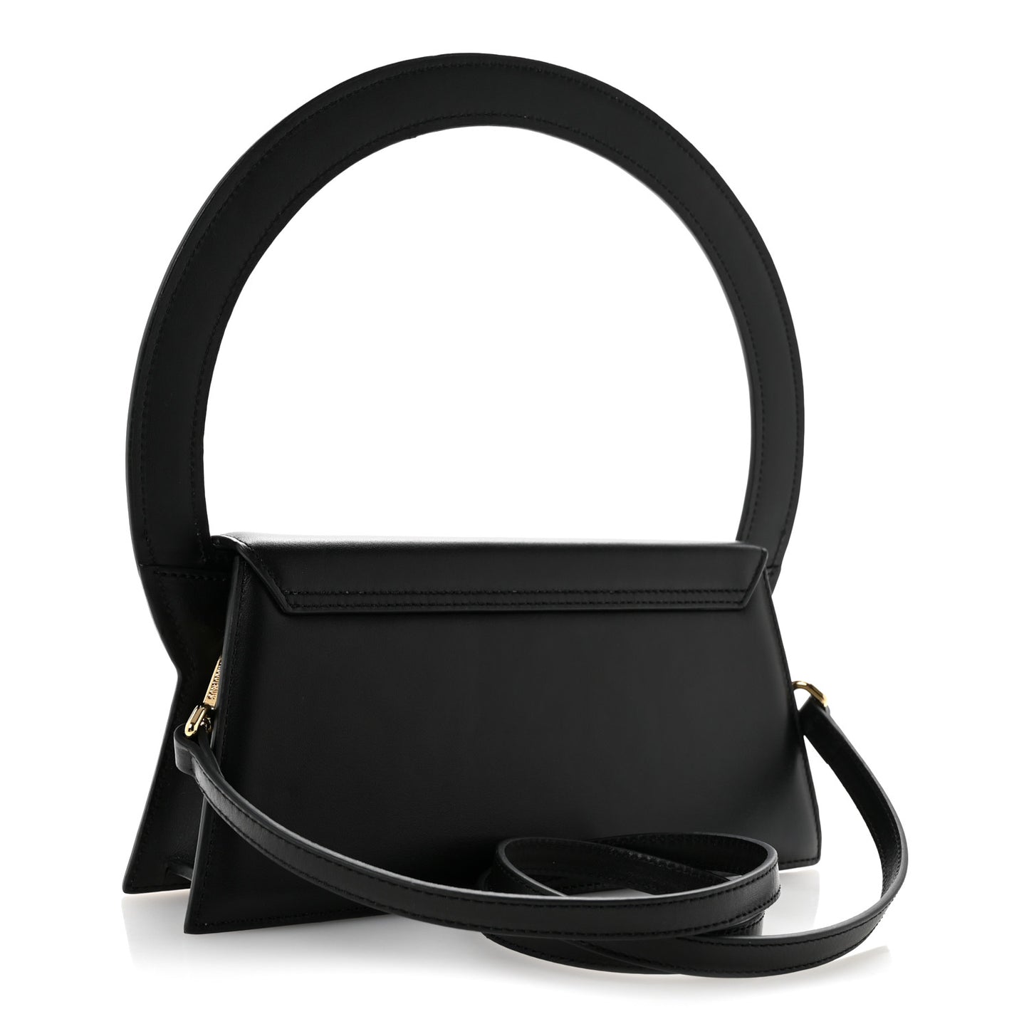 Smooth Calfskin Le Sac Rond Black