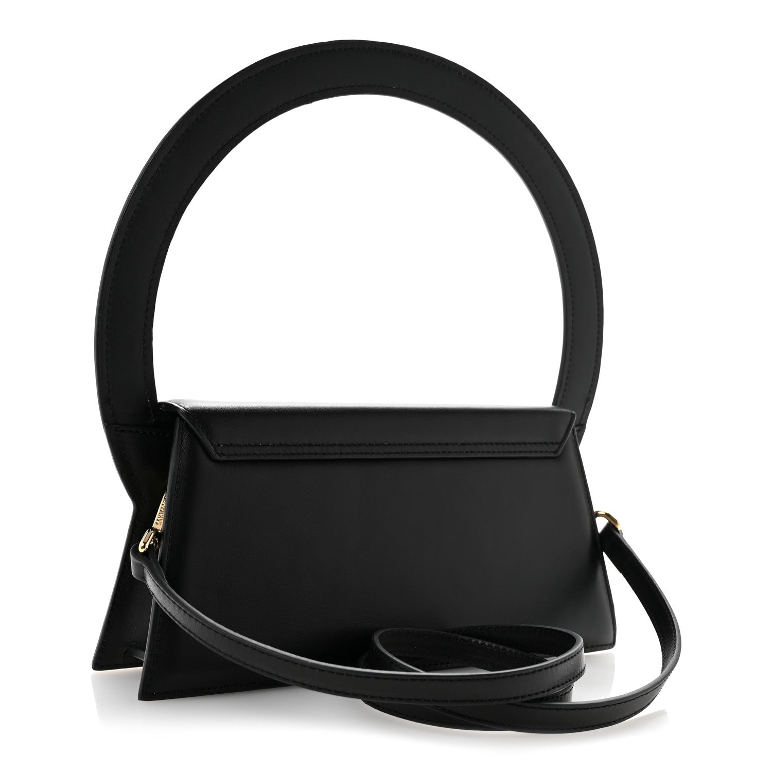 Jacquemus Smooth Calfskin Le Sac Rond Black 3 of 13
