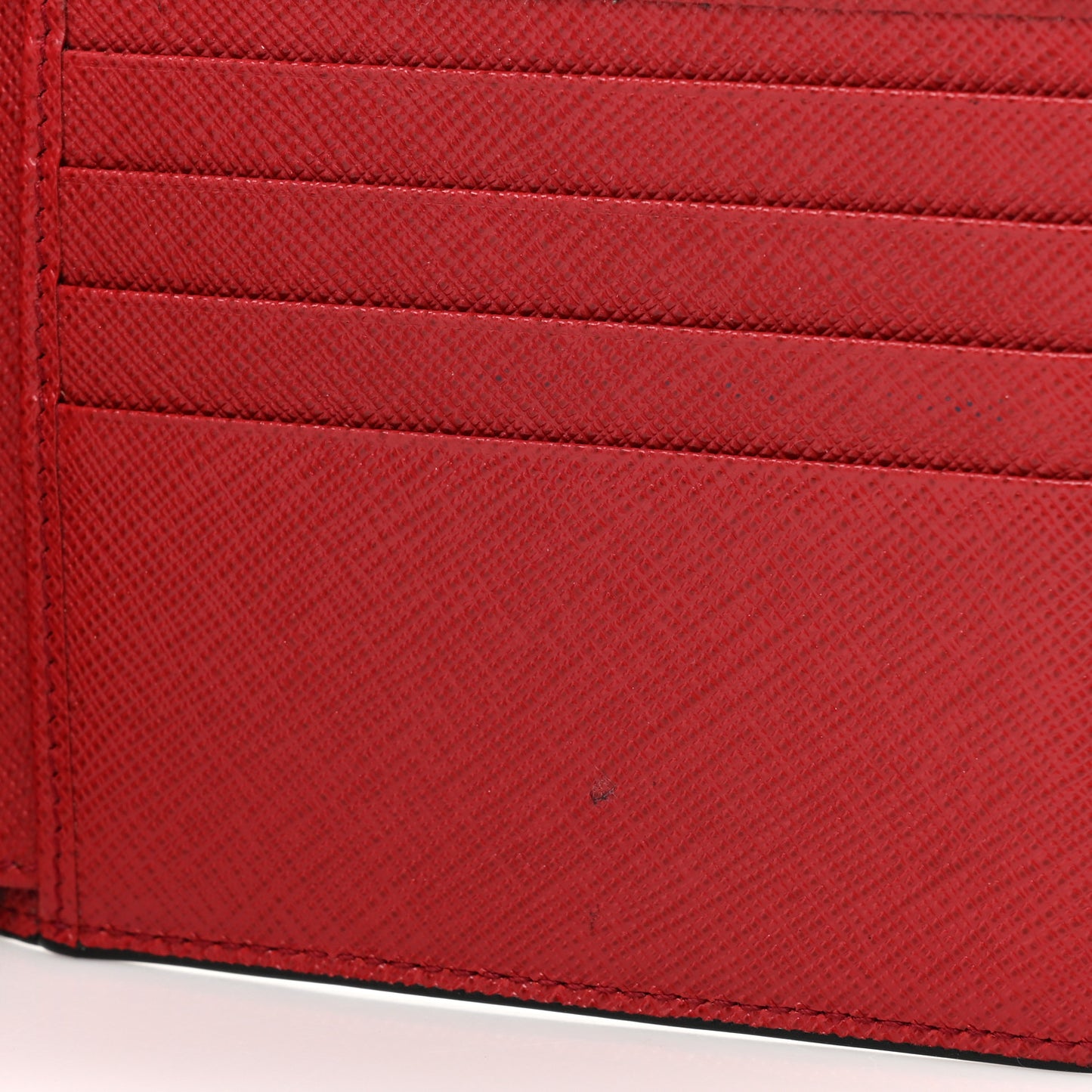 Saffiano Bi-Fold Wallet Black Fuoco