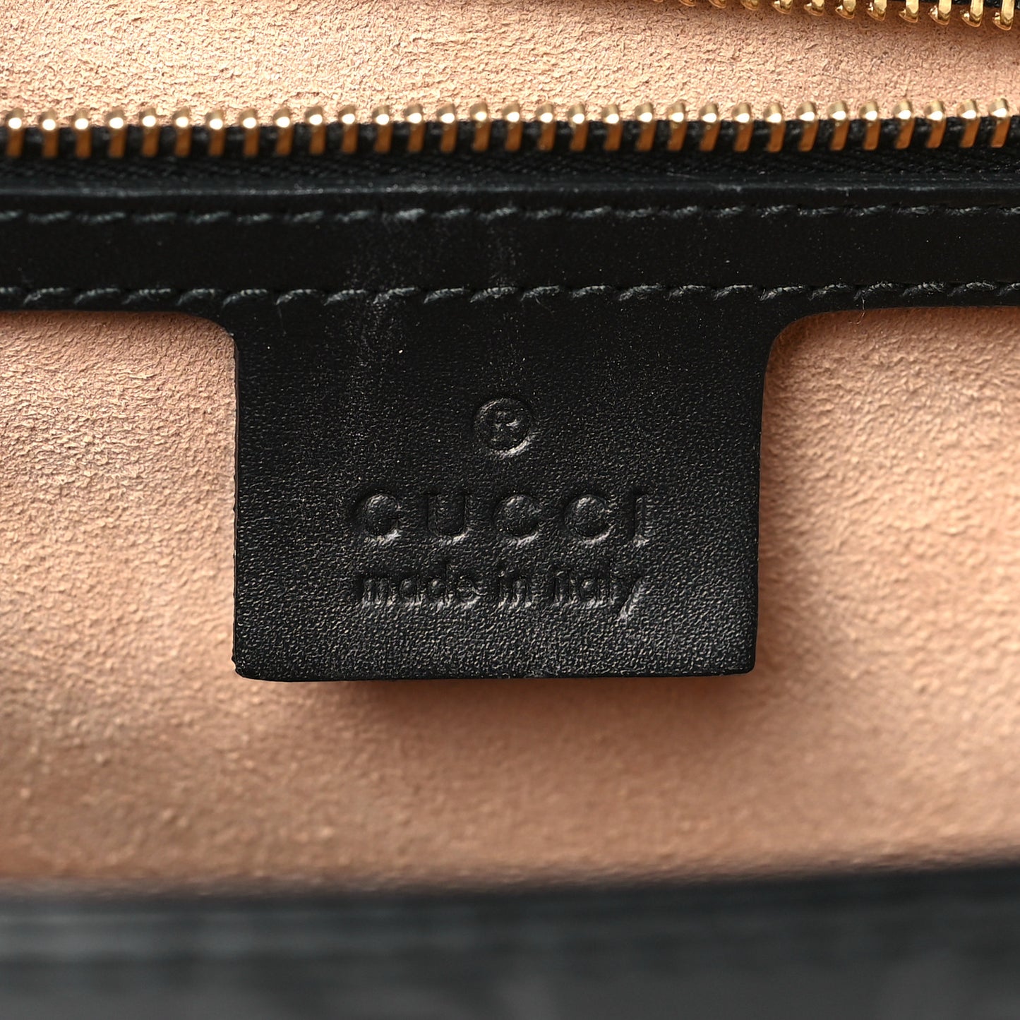 Guccissima Medium Padlock Shoulder Bag Black
