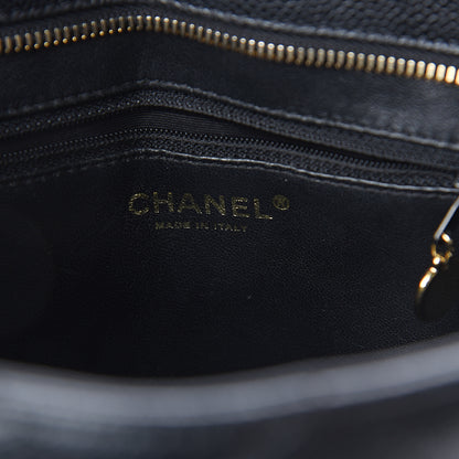 Chanel Caviar Quilted Medallion Tote Black 5 of 9