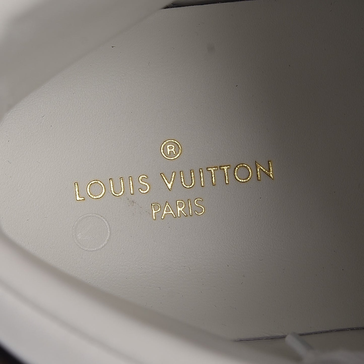 Calfskin Monogram Rivoli High Top Sneakers 10 White