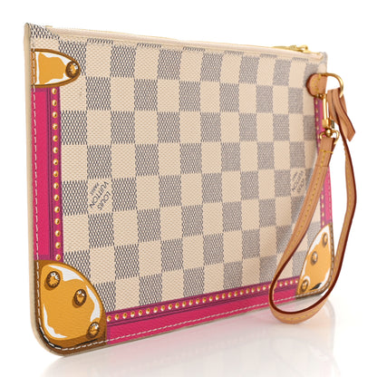 Louis Vuitton Damier Azur Miami Summer Trunks MM GM Pochette 3 of 7
