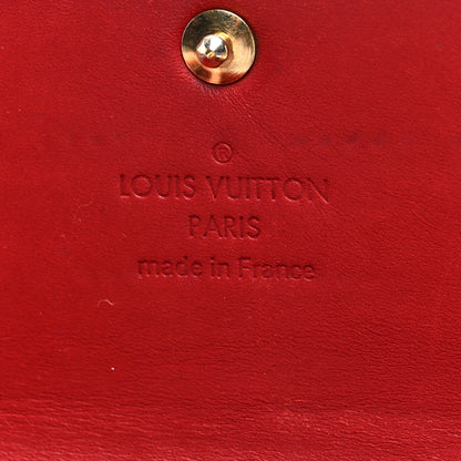 Louis Vuitton Vernis Sarah Wallet Pomme D'Amour 6 of 6