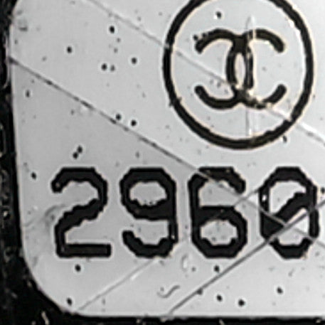 Chanel Caviar Lizard Embossed Quilted Small Coco Handle Flap Black 7 of 8