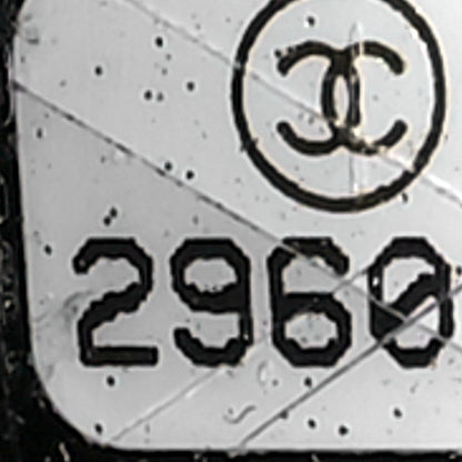 Chanel Caviar Lizard Embossed Quilted Small Coco Handle Flap Black 7 of 8