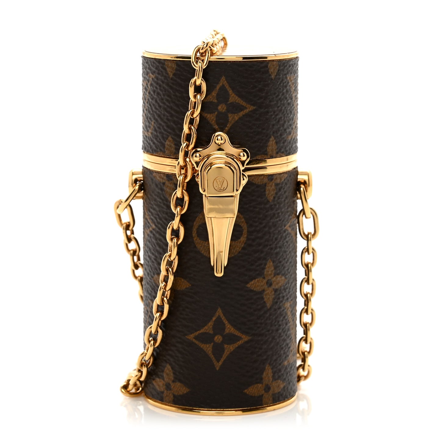 Monogram Chain Lipstick Case