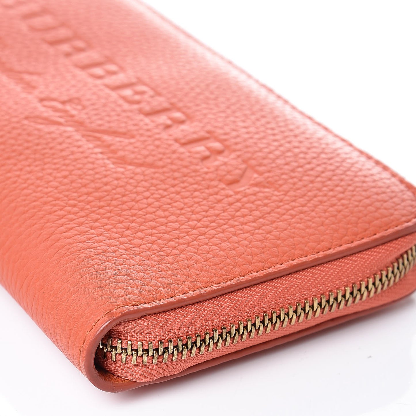 Soft Grain Elmore Zip Around Wallet Orange