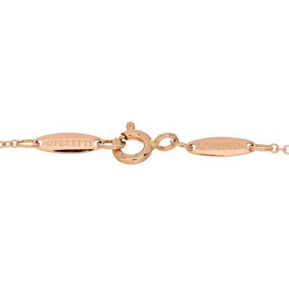 Tiffany 18K Rose Gold Diamond .14ct Elsa Peretti Diamonds By The Yard Bracelet 3 of 3