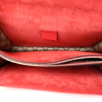 Gucci GG Supreme Monogram Small Dionysus Shoulder Bag Red 5 of 13