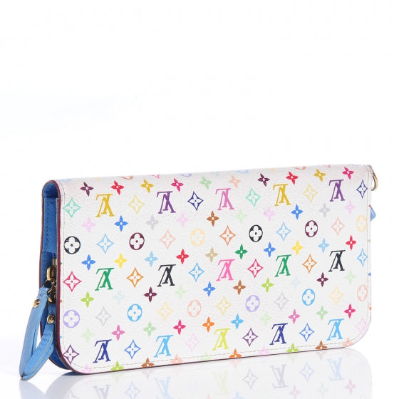 Louis Vuitton Monogram Multicolor Insolite Wallet White Raisin 3 of 7