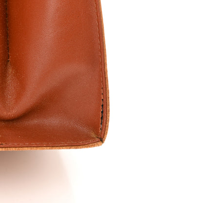MCM Visetos Mini Heritage Top Handle Satchel Cognac 14 of 16