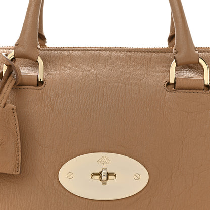 Mulberry Glossy Goatskin Medium Del Rey Satchel Fudge 8 of 16