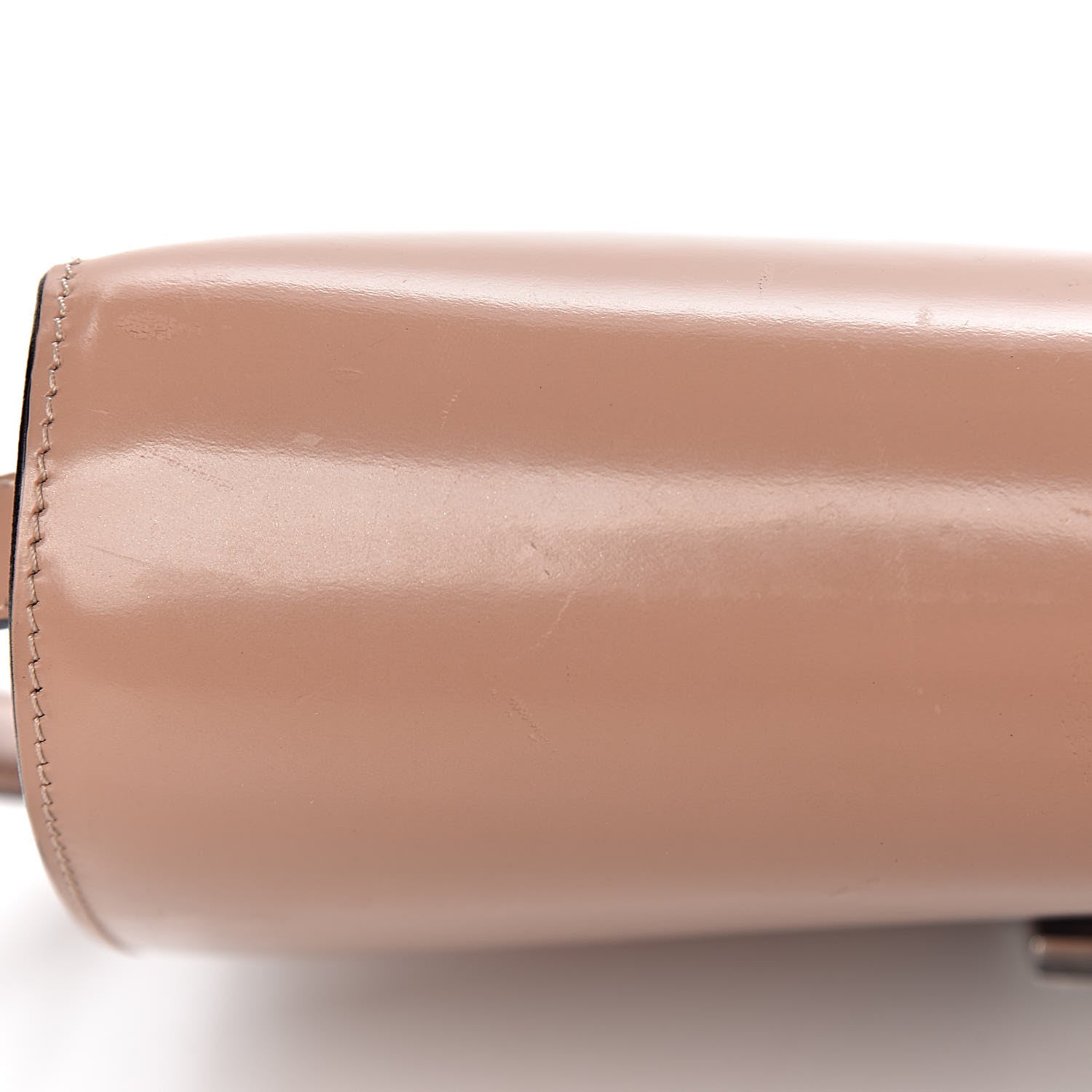 Celine Spazzolato Calfskin Medium Classic Box Flap Bag Nude 12 of 20