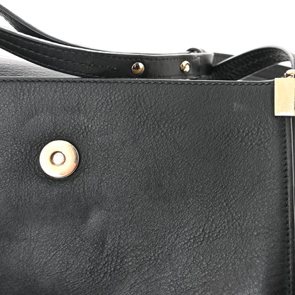 Chloe Suede Calfskin Small Faye Shoulder Bag Black 12 of 15